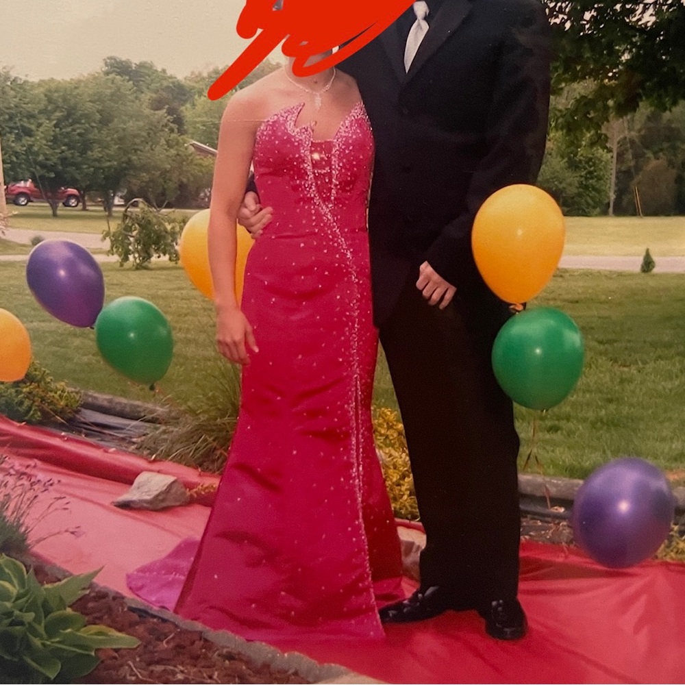 Hot pink Mori Lee Prom Dress!